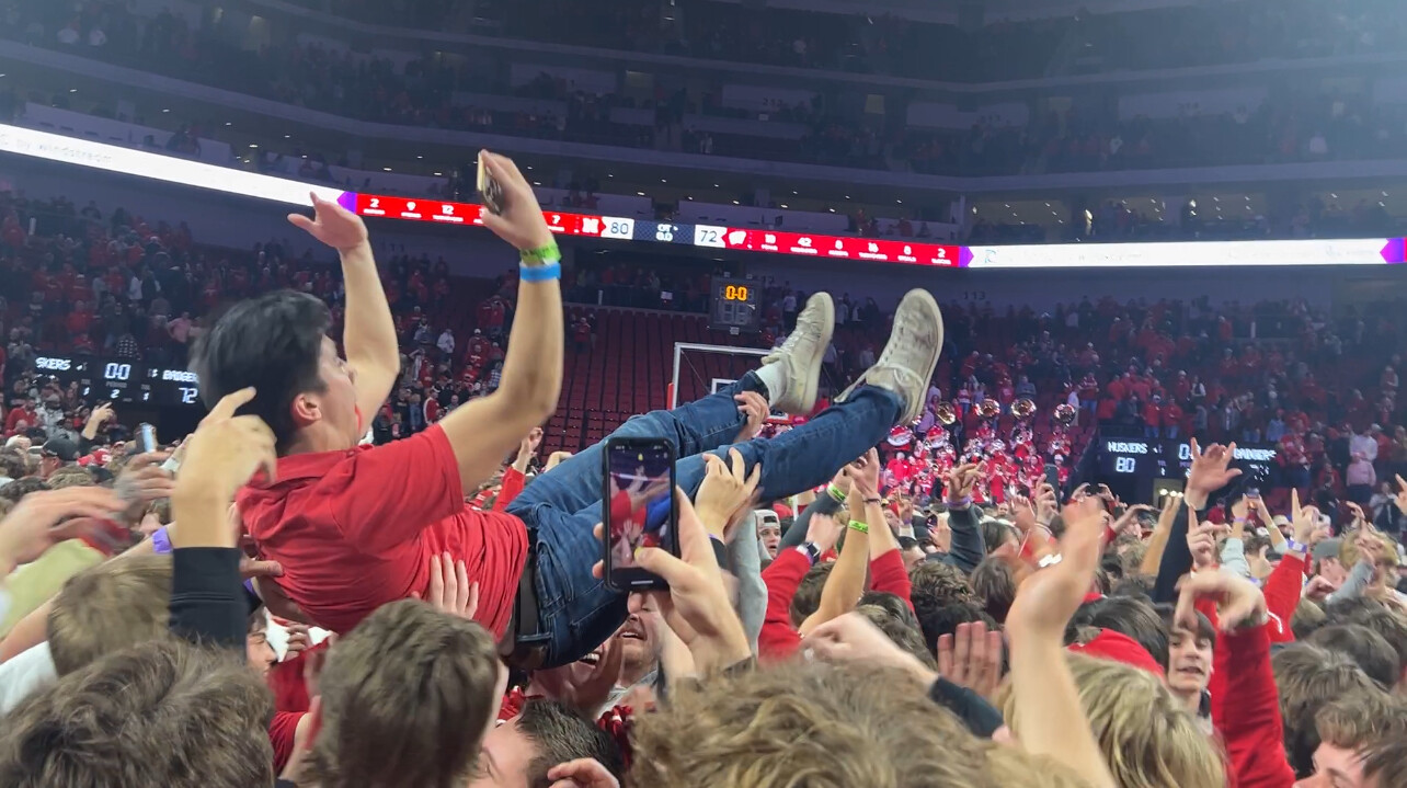 Nebraska rallies to upset No. 6 Wisconsin in overtime